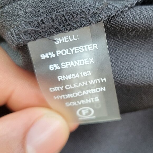 Calvin Klein Womens Bell Sleeve Dress with Contrast Piping - Picture 6 of 6